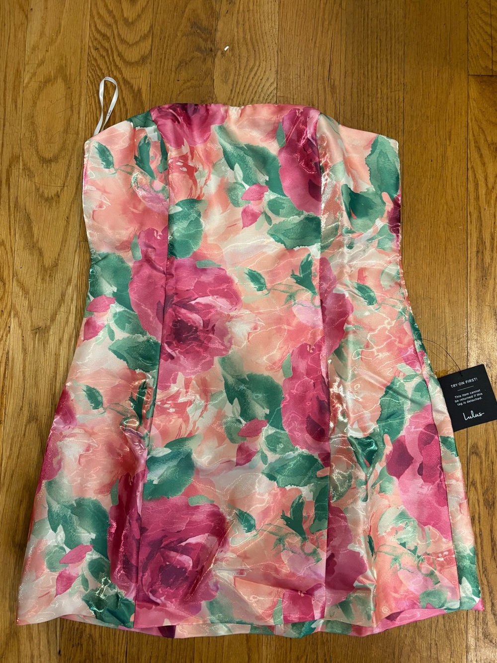 Pink Floral Dress